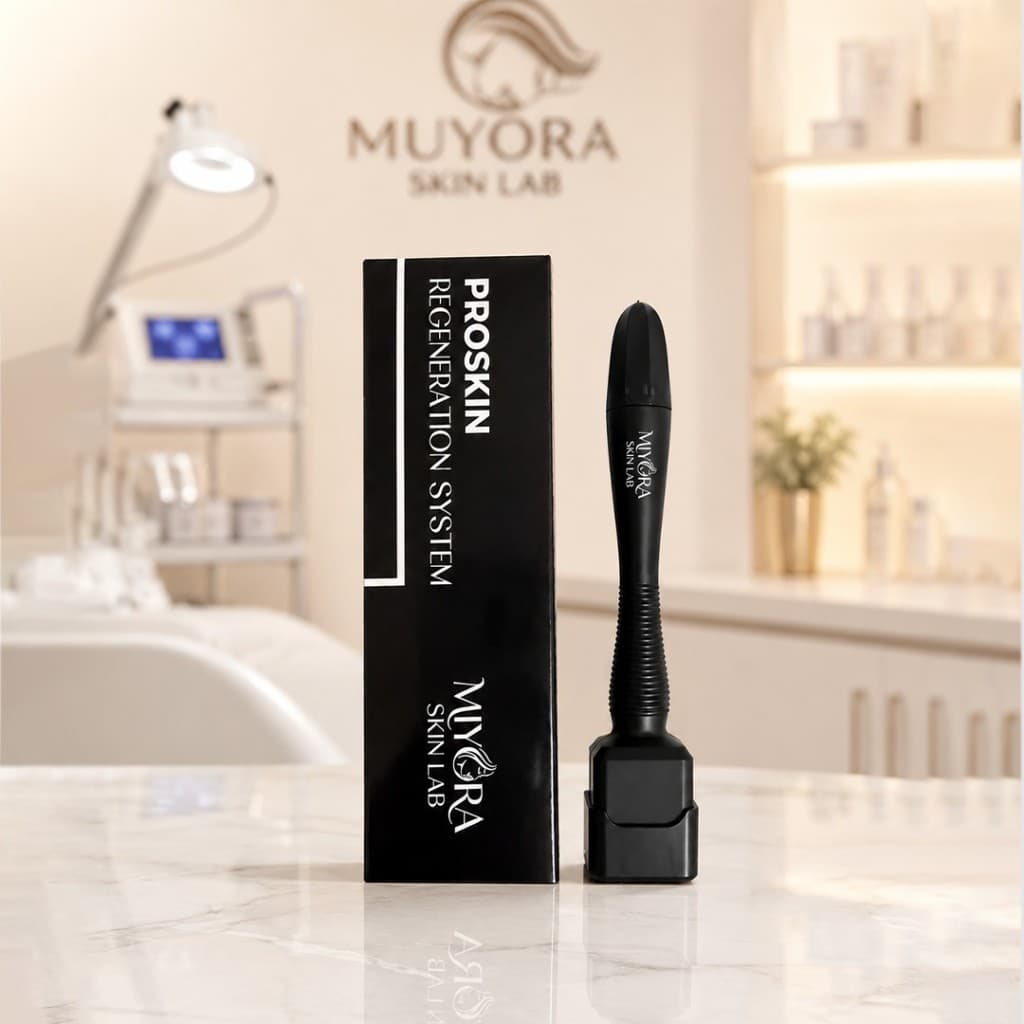 PROSKIN Regeneration System device and packaging in the Miyora Skin Lab clinic